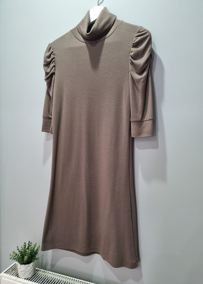 Vizon Kısa Elbise - Görsel 5