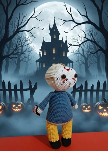 amigurumi Jason Voorhees - Görsel 2