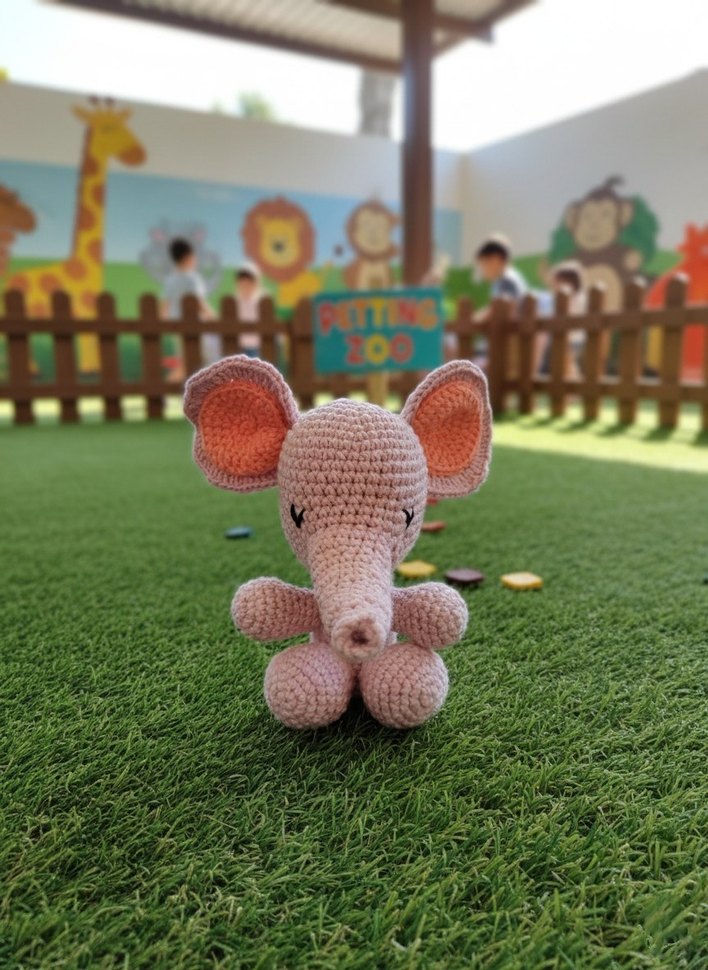 Amigurumi oyuncak fil - Görsel 2