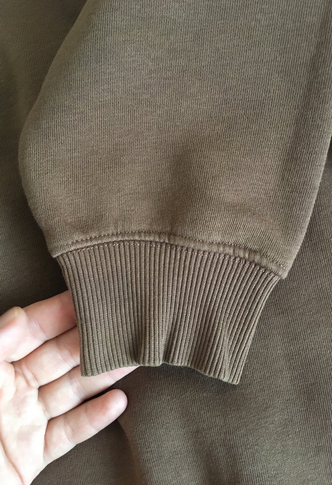 Kadın Kahverengi Süet Sweatshirt - Görsel 3