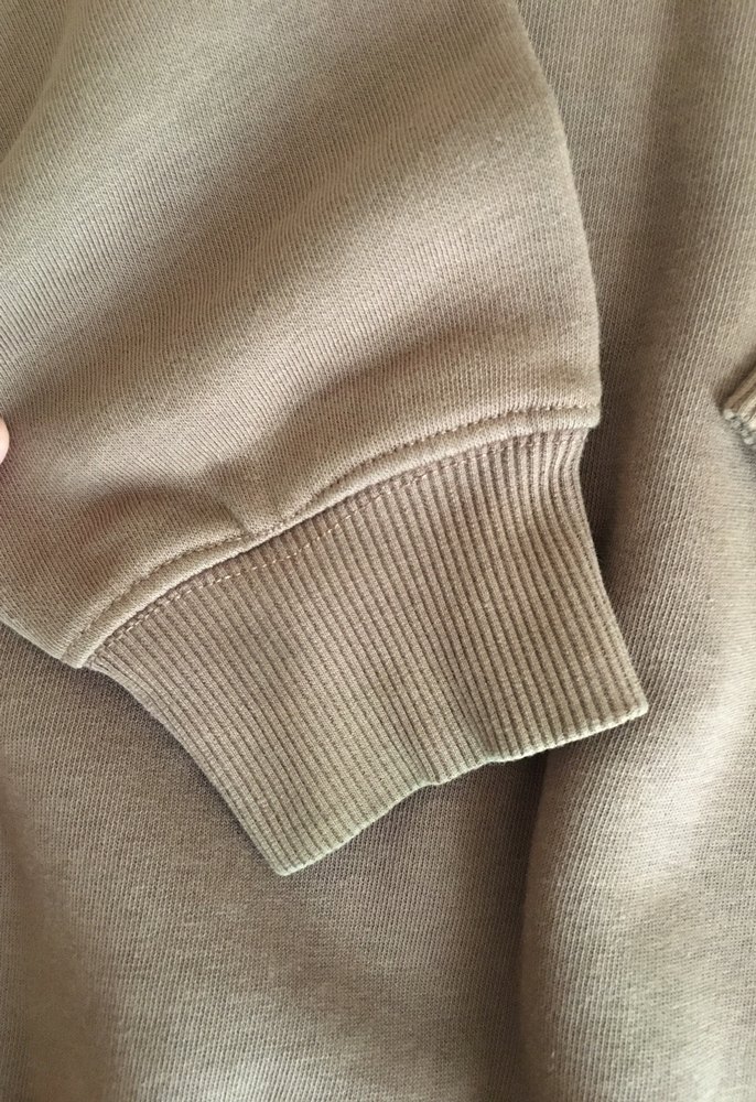 Kadın Kahverengi Süet Sweatshirt - Görsel 5