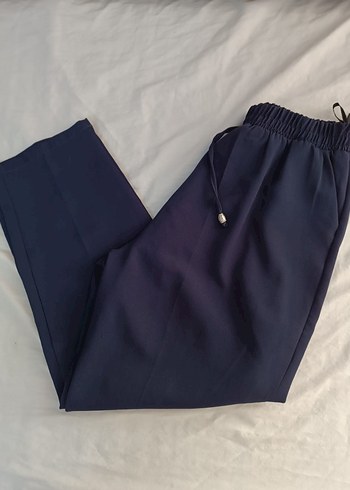 Diğer Kadın Lacivert Regular Fit Kumaş Pantolon