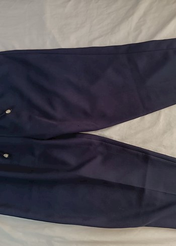 Kadın Lacivert Regular Fit Kumaş Pantolon