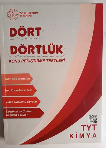 TYT Kimya Dört Dörtlük Konu Pekiştirme Testleri