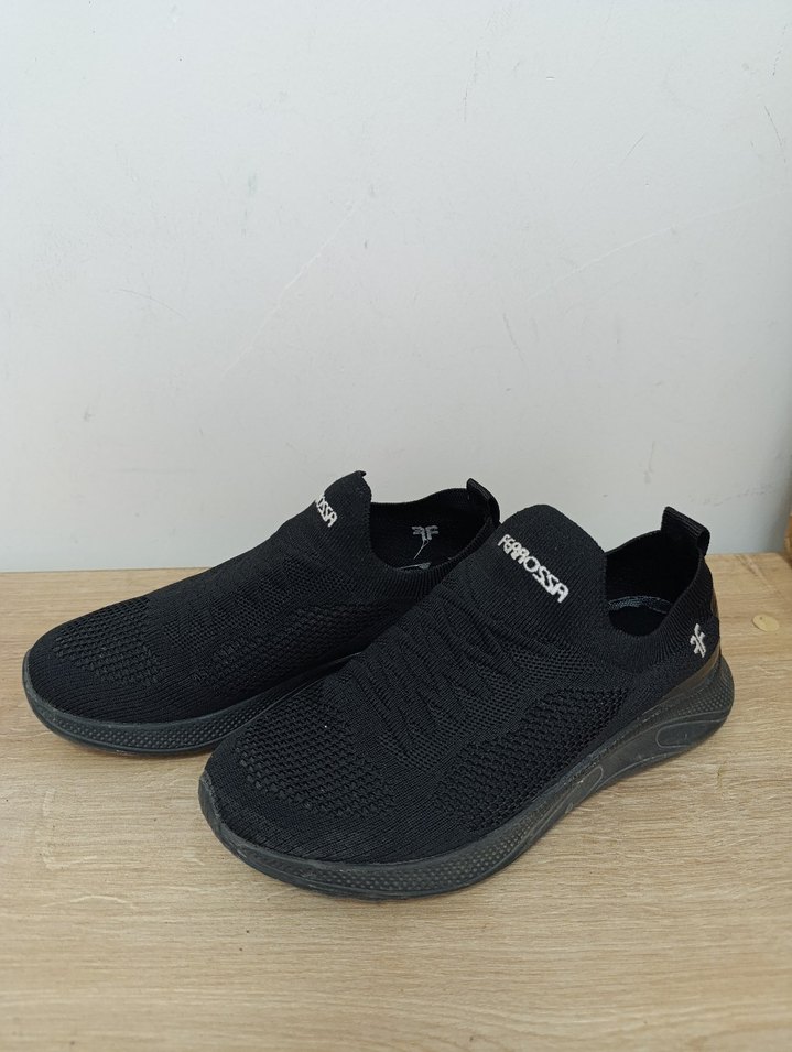 Siyah Kadın Spor Ayakkabı Velcro Detaylı - Görsel 2