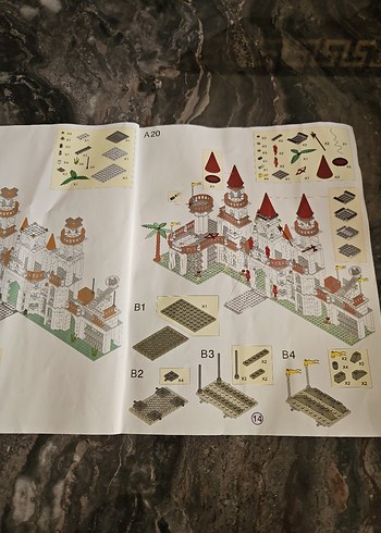 Beden Renk 747 Parça Kale Temalı Lego Muadili Set -jobolux marka