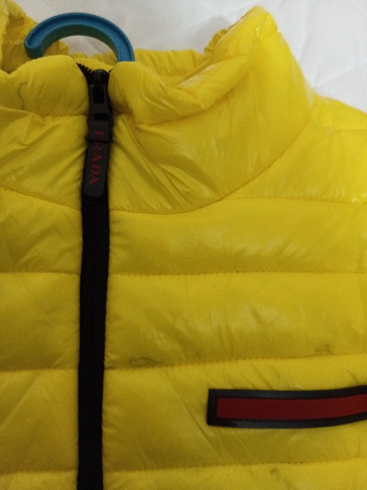 Sarı Fermuarlı Kadın Şişme Yelek - Görsel 4