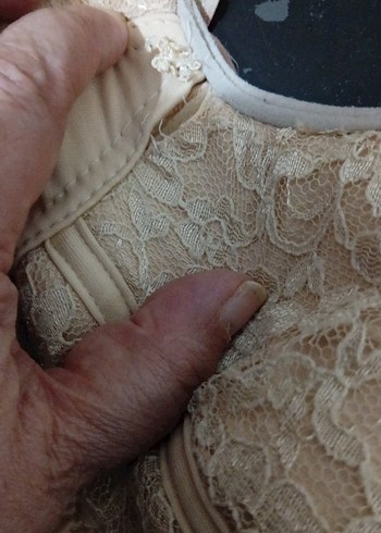 Bej Bohem Dantelli Sütyen - Görsel 3