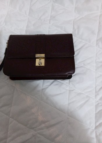 mürdüm Deri Vintage erkek kol Cüzdanı - Görsel 6