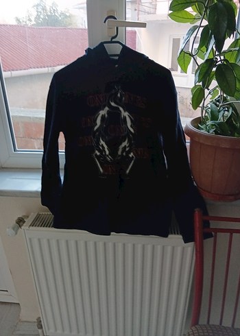 Siyah Baskılı Uzun Kollu Gotik Hamile Ceket sweet - Görsel 2