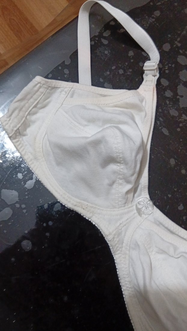 Beyaz Minimalist Sütyen - Görsel 2