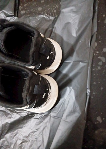 Siyah Bağcıklı  erkek Spor Ayakkabı - Görsel 2