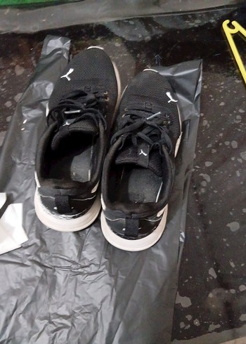 Siyah Bağcıklı  erkek Spor Ayakkabı - Görsel 4