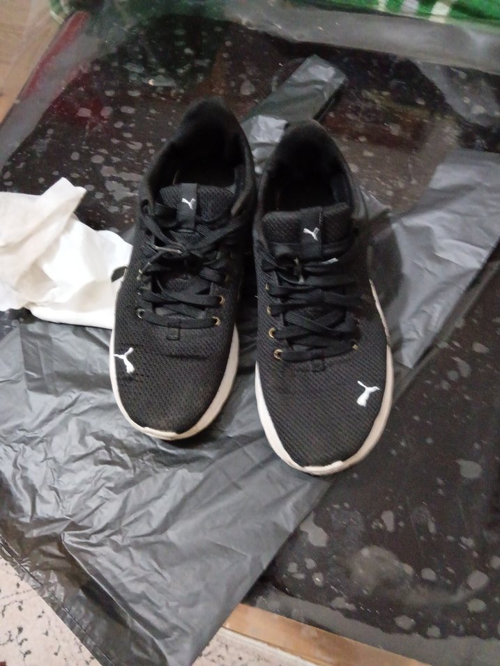 Siyah Bağcıklı  erkek Spor Ayakkabı - Görsel 5