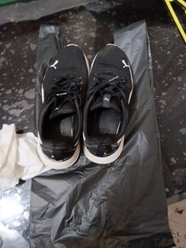 Siyah Bağcıklı  erkek Spor Ayakkabı - Görsel 3