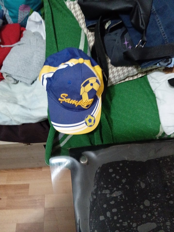 Renkli Baskılı Erkek Çocuk Şapkası 54 cm - Görsel 2