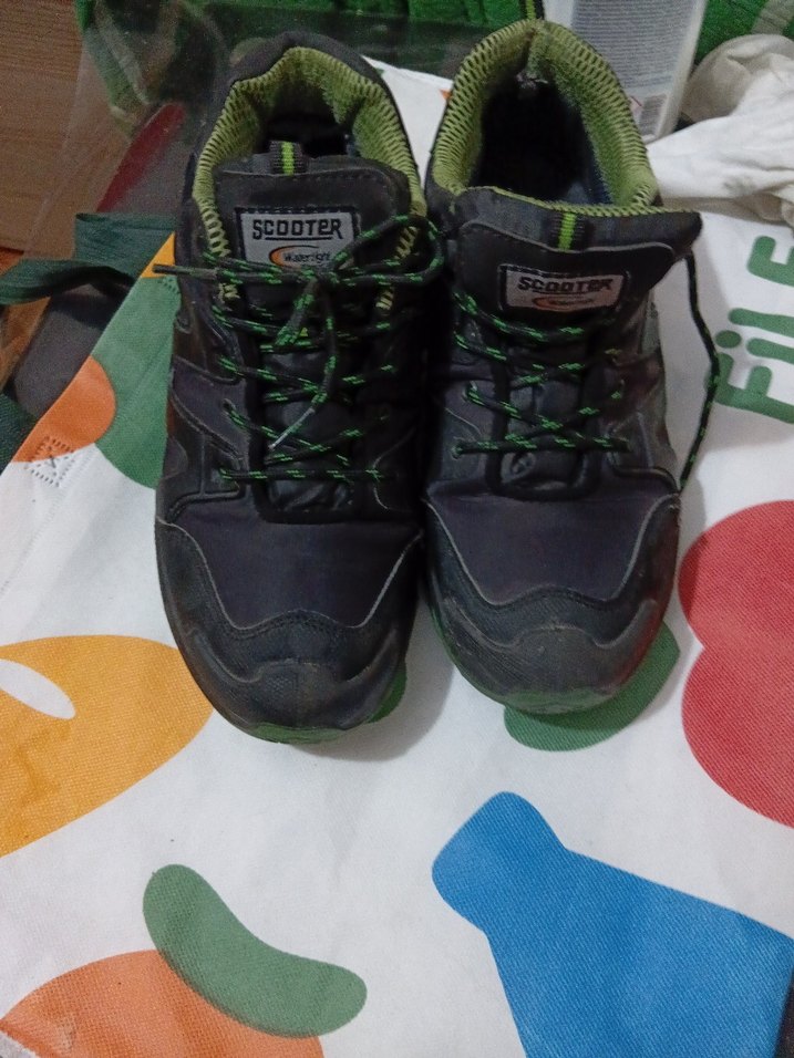 Yeşil Erkek Outdoor Biker Ayakkabı Velcro - Görsel 2