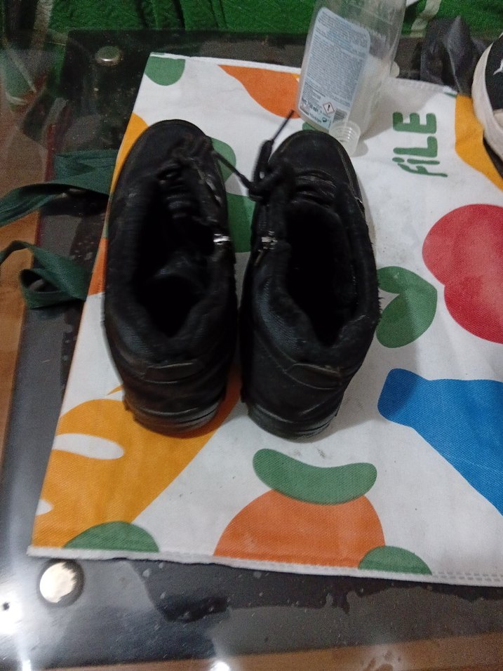 Siyah Kamuflaj Desenli Erkek Biker Bot KİNETİKX - Görsel 3