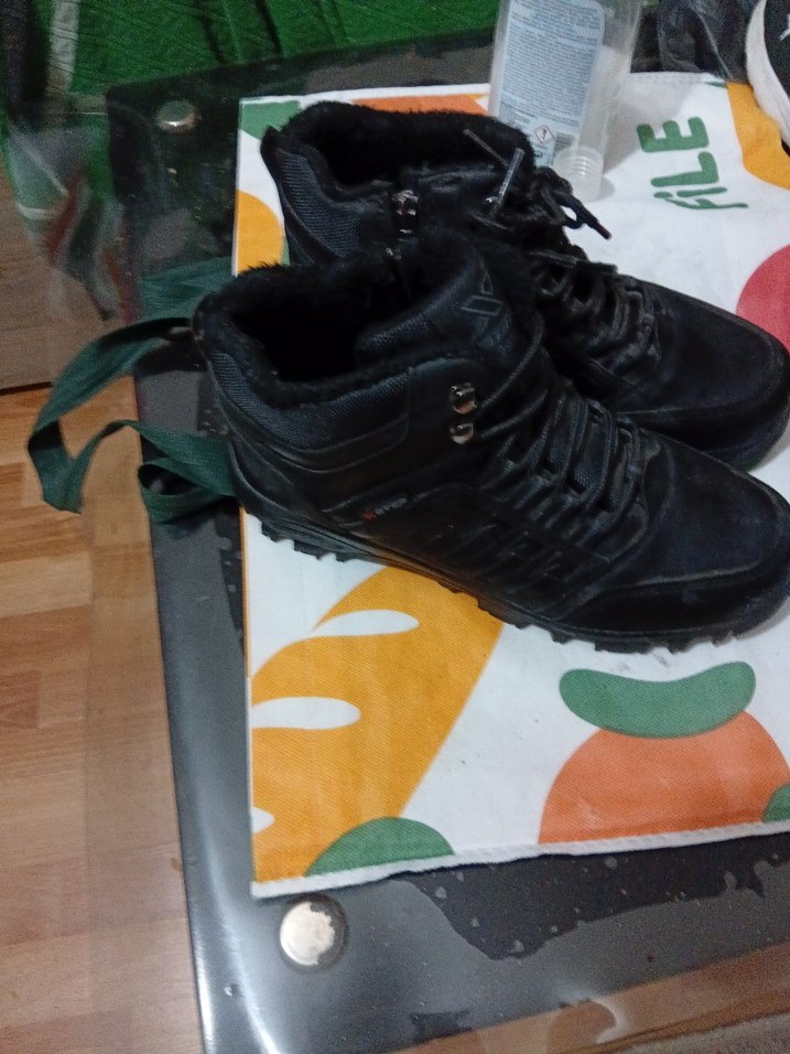 Siyah Kamuflaj Desenli Erkek Biker Bot KİNETİKX - Görsel 2