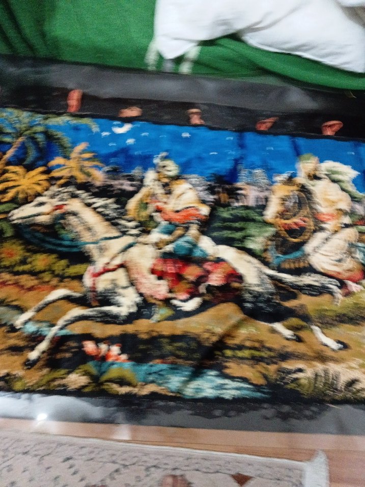 Nakışlı Bohem Çok Renkli Halı antikabduvar halısı - Görsel 3