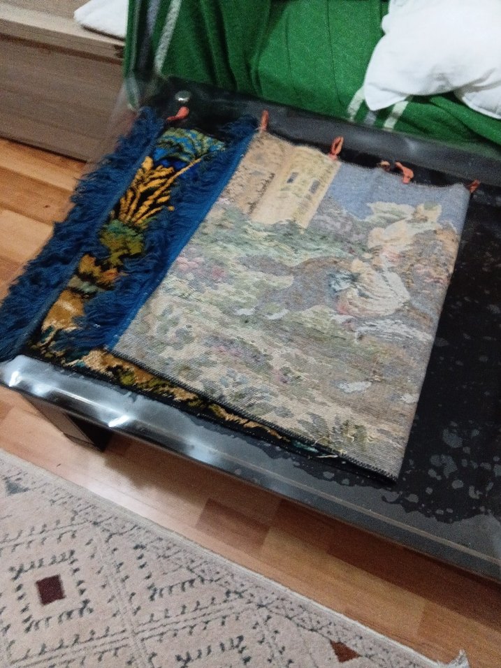 Nakışlı Bohem Çok Renkli Halı antikabduvar halısı - Görsel 4