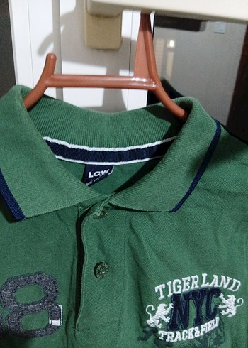 Erkek Çocuk Haki Polo Yaka Sweatshirt - Görsel 2