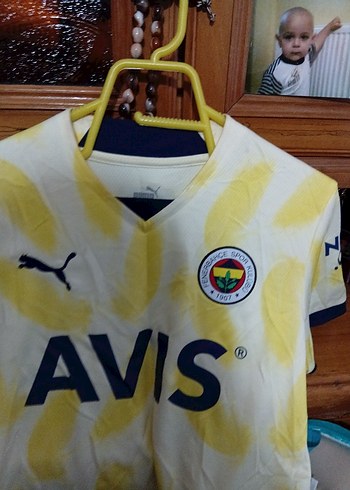 Sarı Baskılı Kısa Kollu Erkek Forma phuma - Görsel 3