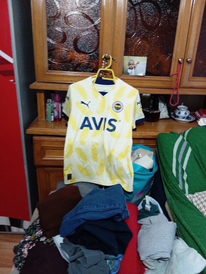 Sarı Baskılı Kısa Kollu Erkek Forma phuma - Görsel 2