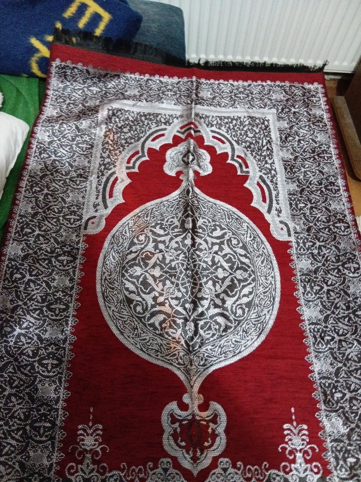 Bordo Desenli simli seccade - Görsel 4