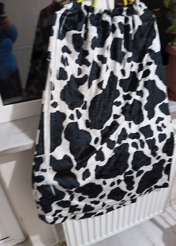 Batik Desenli kadife etek - Görsel 4