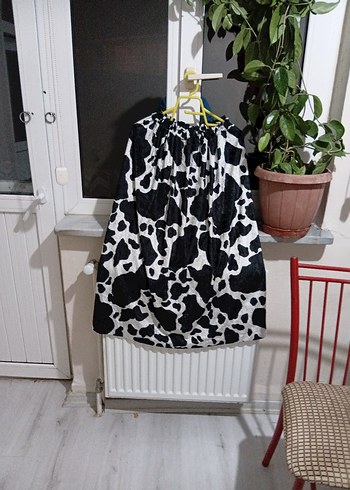 Batik Desenli kadife etek - Görsel 2