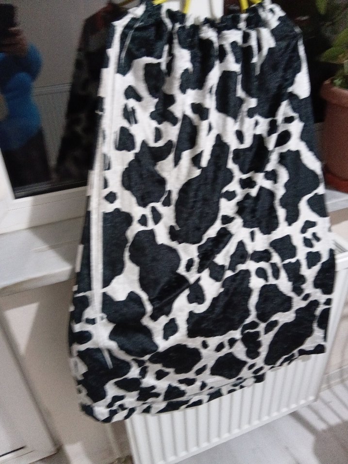 Batik Desenli kadife etek - Görsel 4