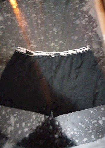 Erkek Siyah Kısa Sıkı Boxer - Görsel 5