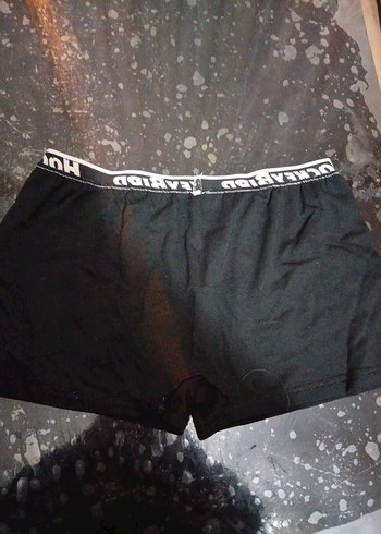 Erkek Siyah Kısa Sıkı Boxer - Görsel 3