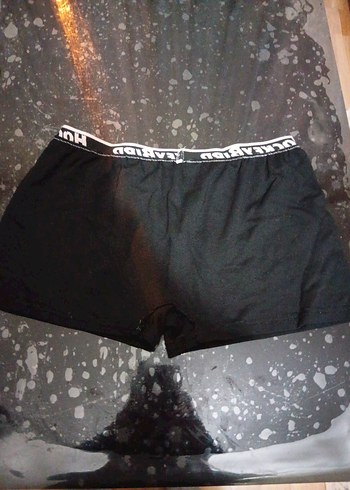 Erkek Siyah Kısa Sıkı Boxer - Görsel 4