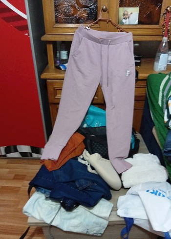 Kadın Bej Rahat Kesim #HUMMEL# Fermuarlı Eşofman Altı - Görsel 5