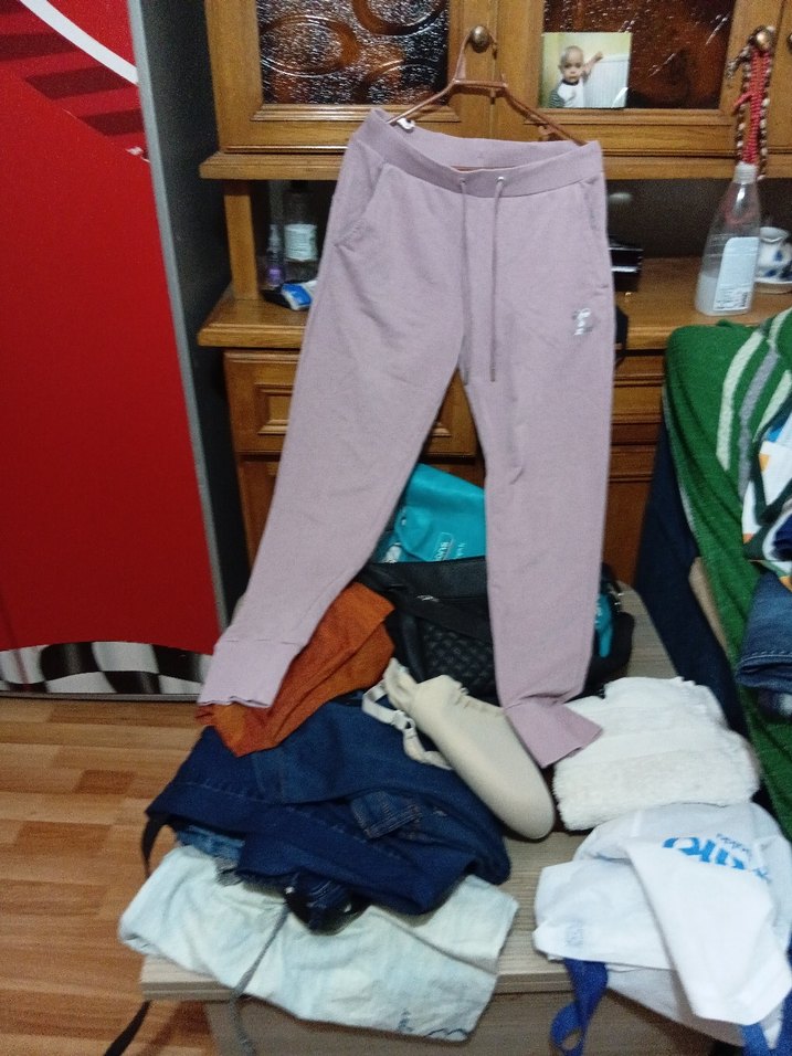 Kadın Bej Rahat Kesim #HUMMEL# Fermuarlı Eşofman Altı - Görsel 5