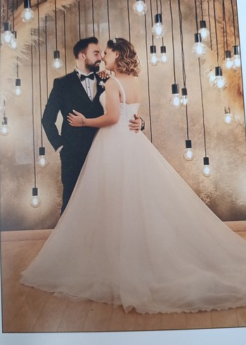 Gelinlik Askılı M Beyaz helen model