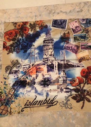 3 adet eşarp ve 3 adet şal - Görsel 9