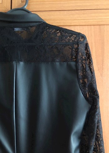 Düğmeli Siyah Midi Gotik Kadın Elbise - Görsel 5