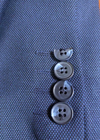 Klasik Kesim Lacivert Erkek Ceket - Görsel 6