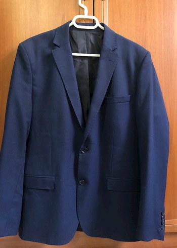 Klasik Kesim Lacivert Erkek Ceket - Görsel 2