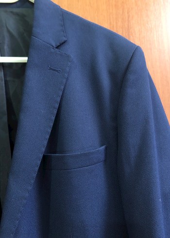 Klasik Kesim Lacivert Erkek Ceket - Görsel 3