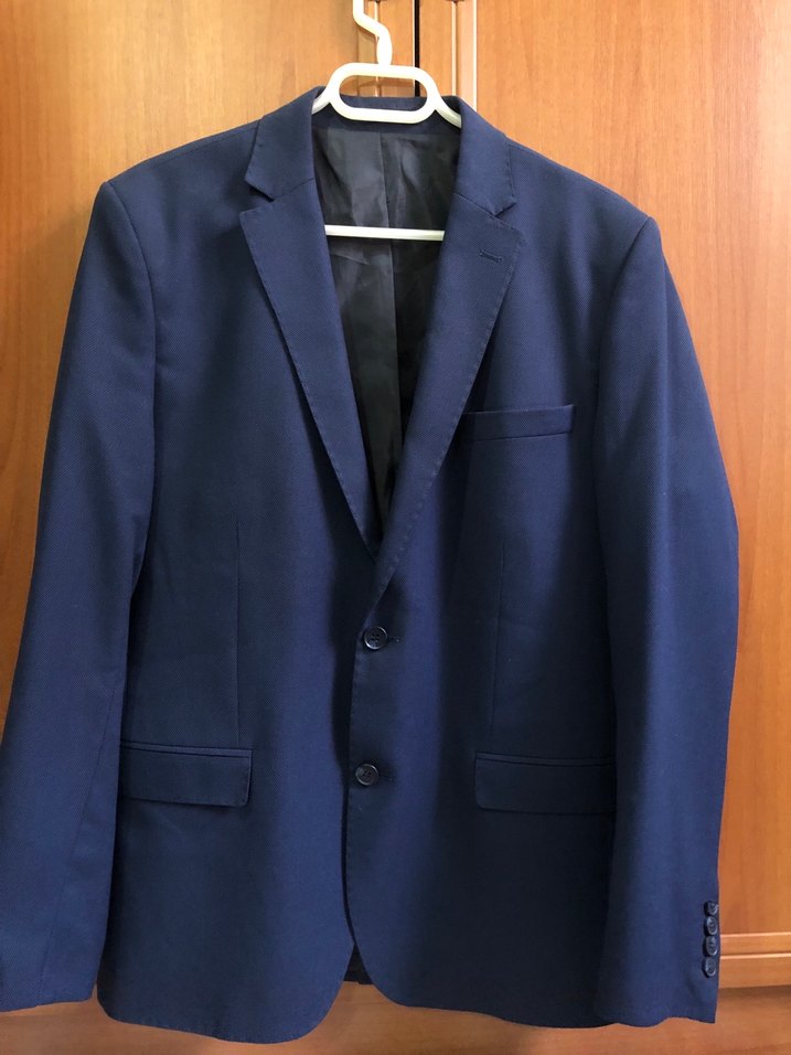 Klasik Kesim Lacivert Erkek Ceket - Görsel 2