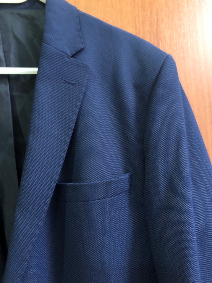 Klasik Kesim Lacivert Erkek Ceket - Görsel 3