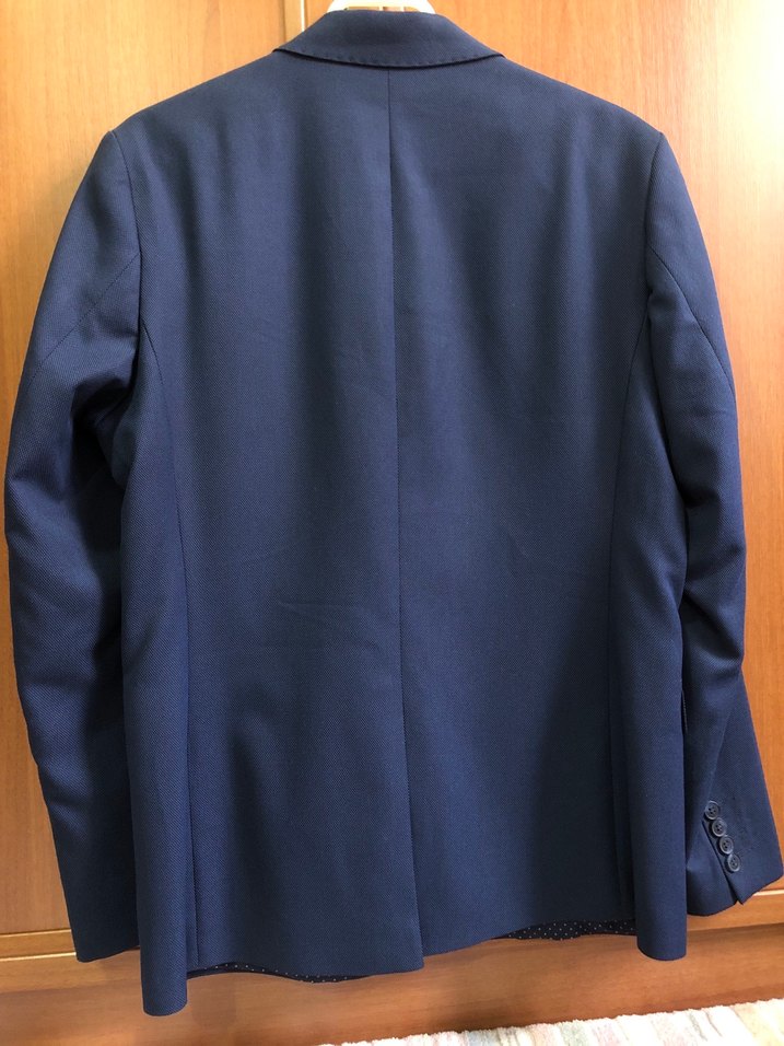 Klasik Kesim Lacivert Erkek Ceket - Görsel 4
