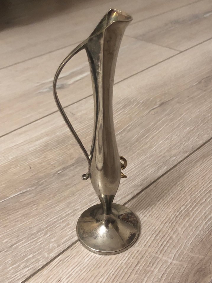 Gri ve Altın Renkli İnce Biblo - Görsel 4