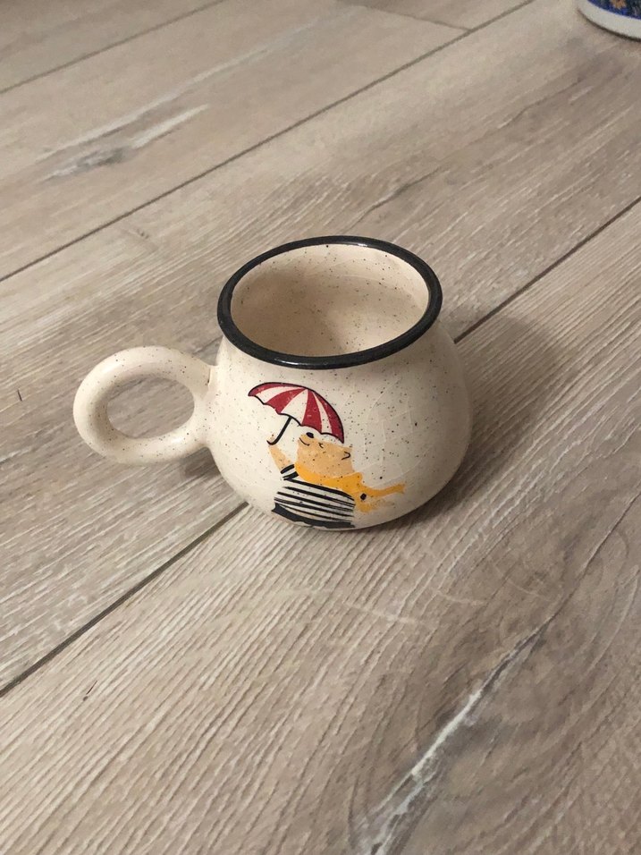 Sevimli Desenli Seramik Kupa - Görsel 2