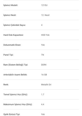 Lenovo İdeapad i3 16gb ram 512SSD - Görsel 11
