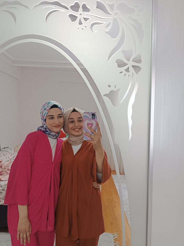 Kadın Pembe renkli ikili takım - Görsel 2